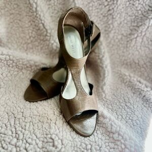 Nine West Win Salem Open Toe Heels - Size 9